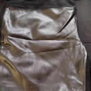 Soma Black Faux Leather Skinny Leggings